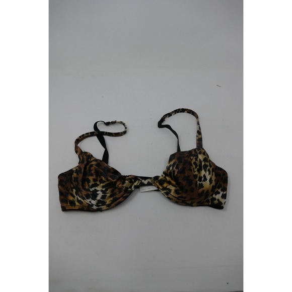 Vintage‎ Victorias Secret Leopard Print Demi Bra Push Up Padded Lingerie 36A - Picture 1 of 5